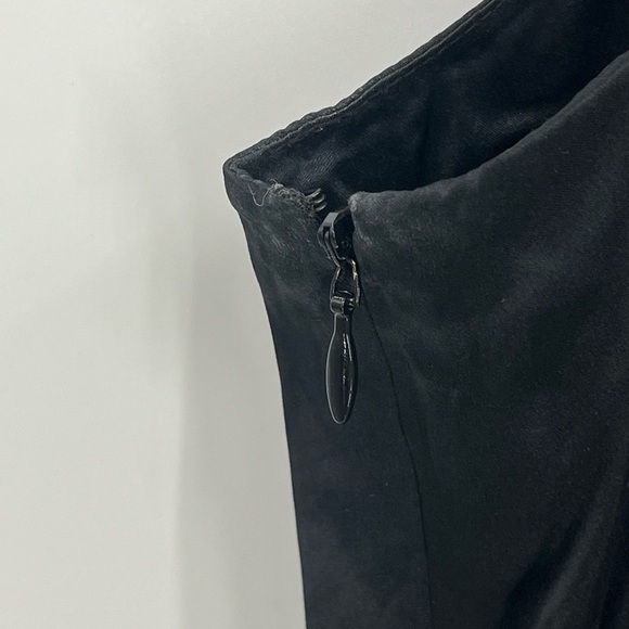 AX/Armani Exchange Black Silk Sleeveless Mini Dress - Picture 12 of 12